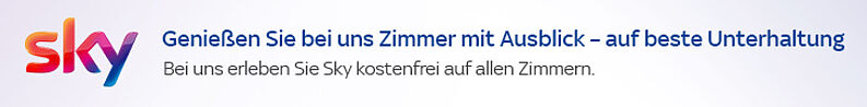 Genießen Sie kostenlos Sky in unserem Hotel