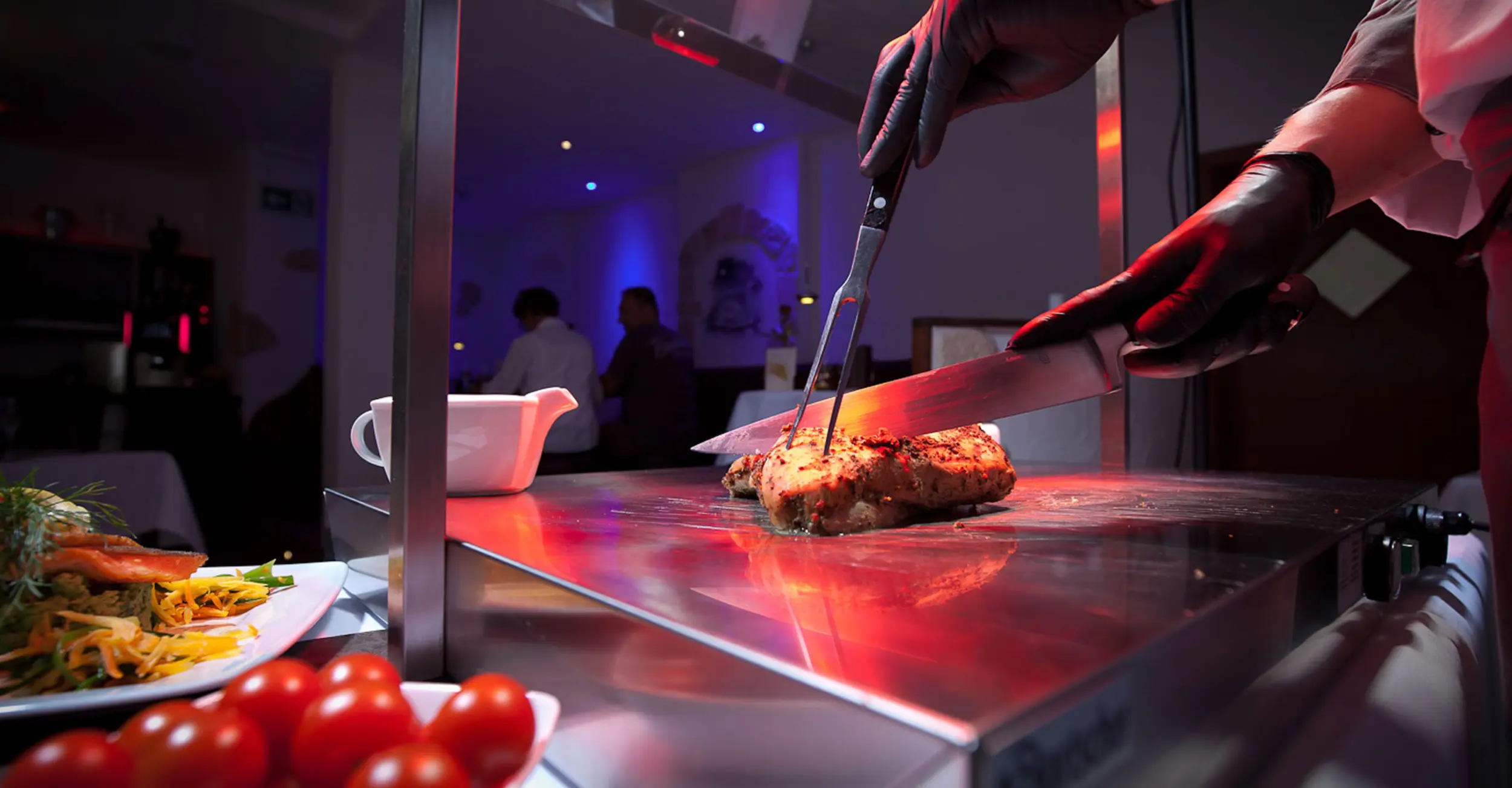 Hochzeit oder Tagung mit Show Cooking 